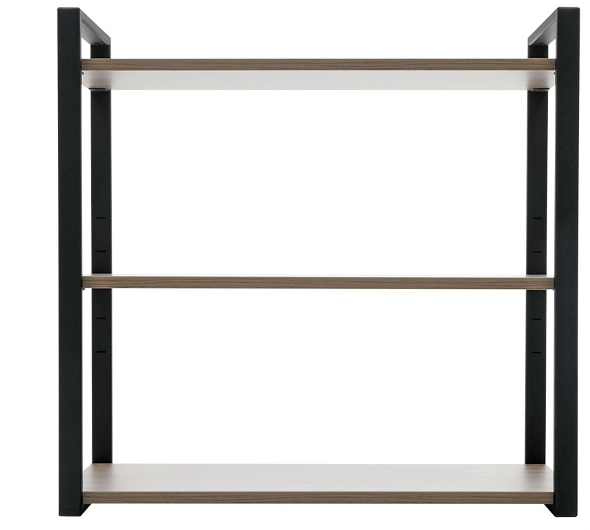 Полка Home-3 вяз натуральный/чёрный