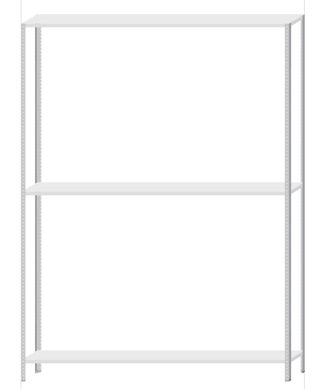 Стеллаж MS Strong 1600x1500x600 (3 полки)