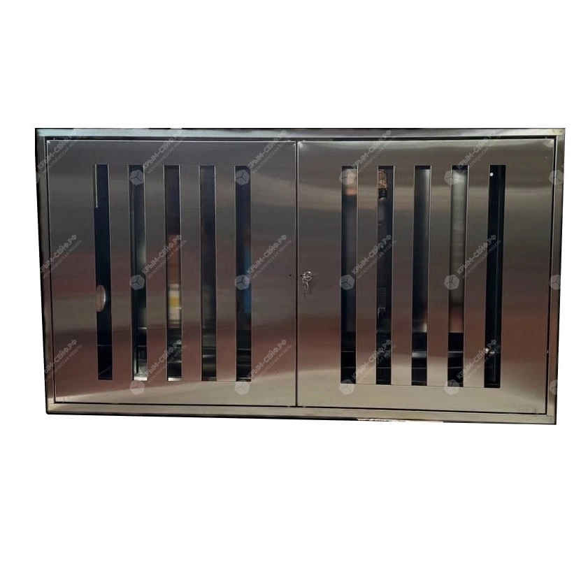 Пожарный щит закрытый ЩПЗ из нержавеющей стали