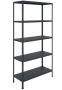 Стеллаж MS STANDART 2000x1000x500 (5 полок) Black